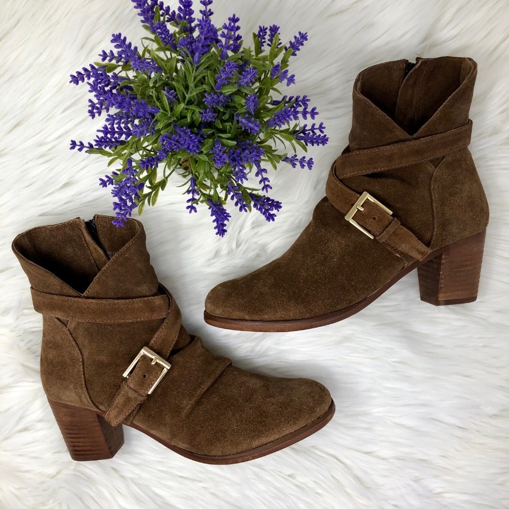 Matisse Harper Brown Suede Ankle Boot Size 8.5
